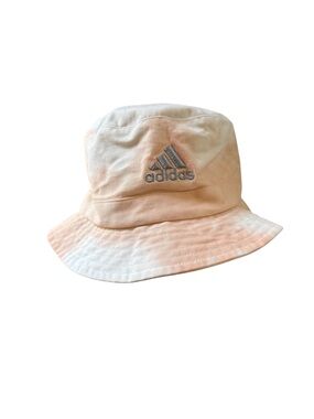 adidas Peach Pink Tie-Dye Bucket Hat
